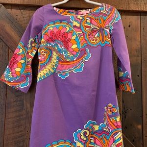 Lilly Pulitzer Purple Shauna Butterfly Dress 0